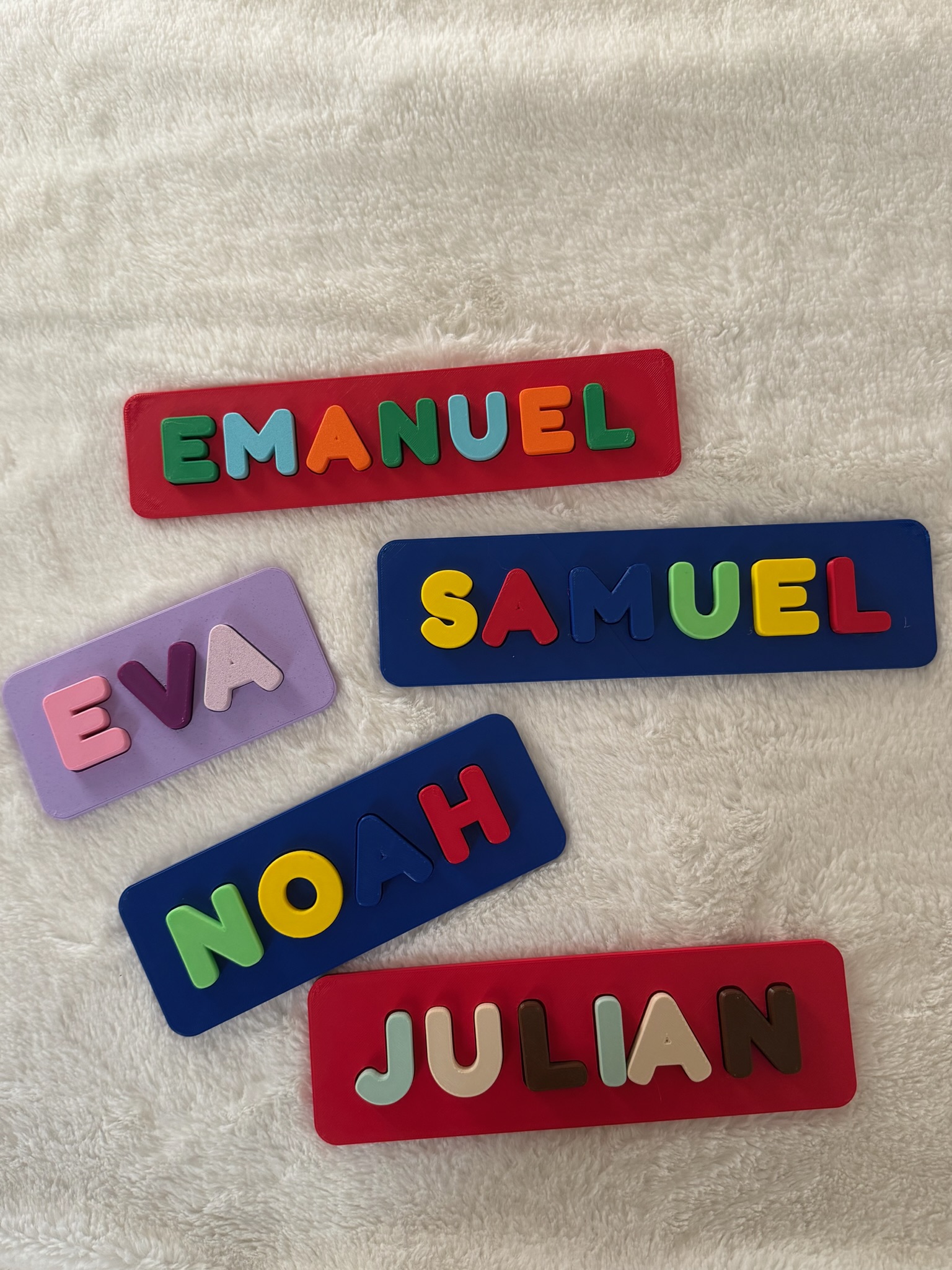 Real personalized name puzzles by LANZÁRI